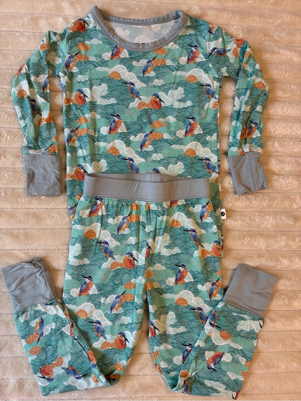 🐦 Kindthing (Now Wildwoven) Kingfisher 2-Piece Pajama Set | 2T | Like New